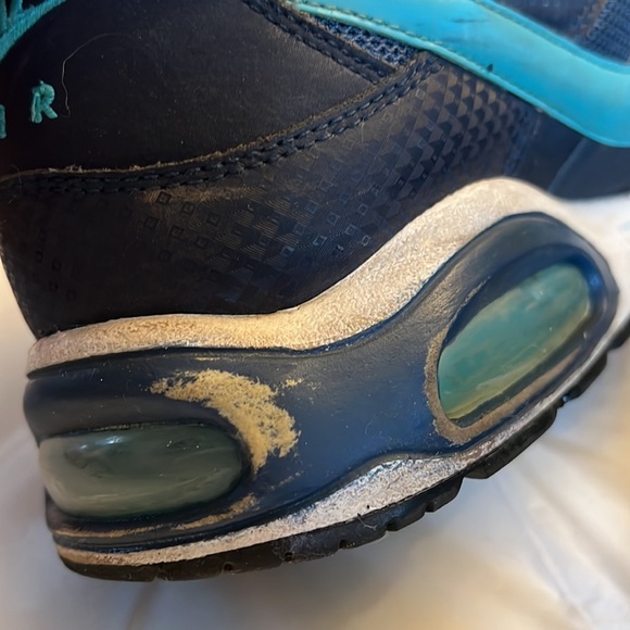 Nike AirMax Mens Blue Sneakers Size 11 1/2 - Picture 10 of 16
